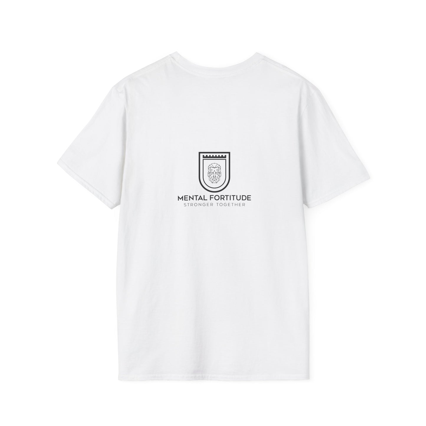 Unisex Softstyle T-Shirt | Mental Fortitude Tee, Casual Wear, Motivational Apparel, Gift for Mental Health Awareness, Comfortable Fit