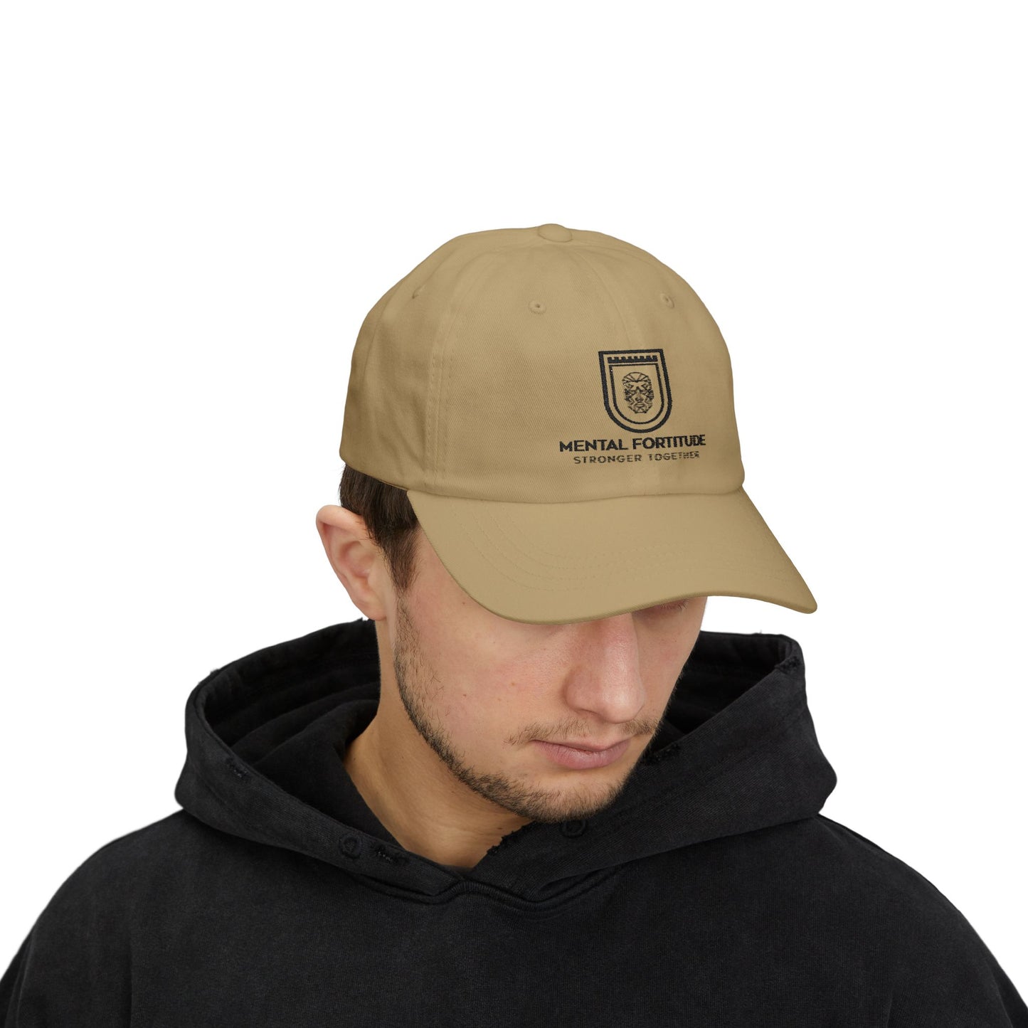 Mental Fortitude Dad Cap - Stronger Together, Casual Cap, Gift for Dad, Father's Day Hat, Trendy Baseball Cap