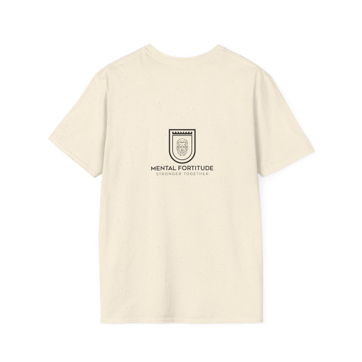 Unisex Softstyle T-Shirt | Mental Fortitude Tee, Casual Wear, Motivational Apparel, Gift for Mental Health Awareness, Comfortable Fit