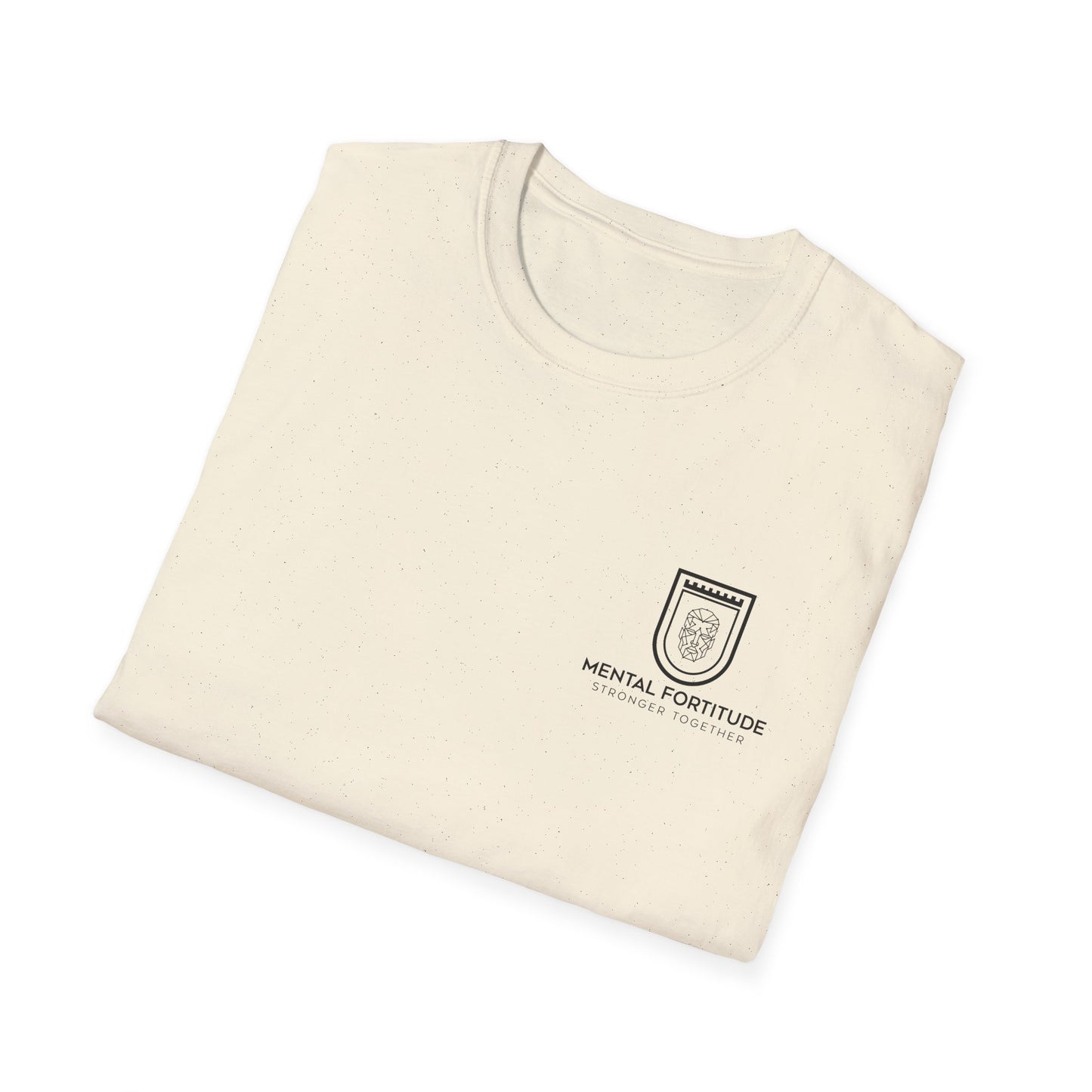 Unisex Softstyle T-Shirt | Mental Fortitude Tee, Casual Wear, Motivational Apparel, Gift for Mental Health Awareness, Comfortable Fit