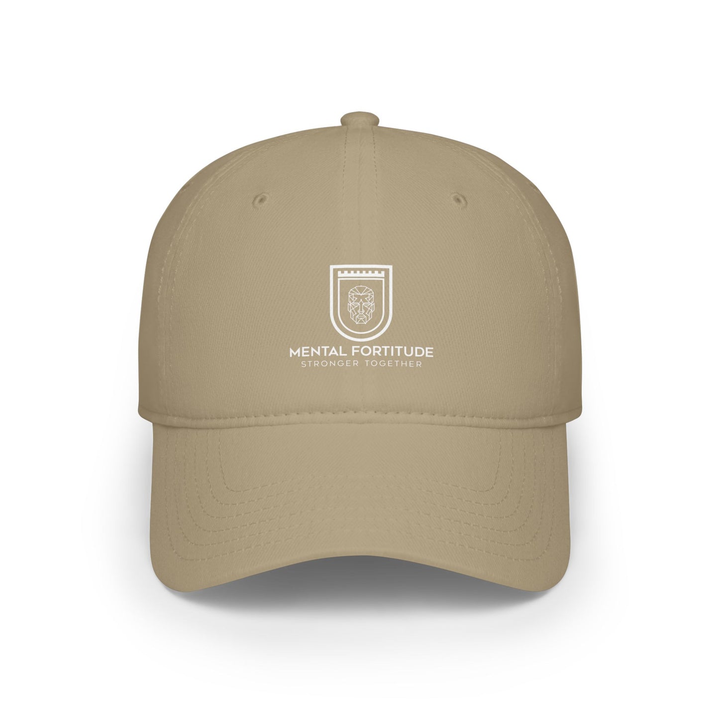 Mental Fortitude Low Profile Baseball Cap, Motivational Hat, Everyday Wear, Gift for Sports Fans, Red Cap, Relaxed Style