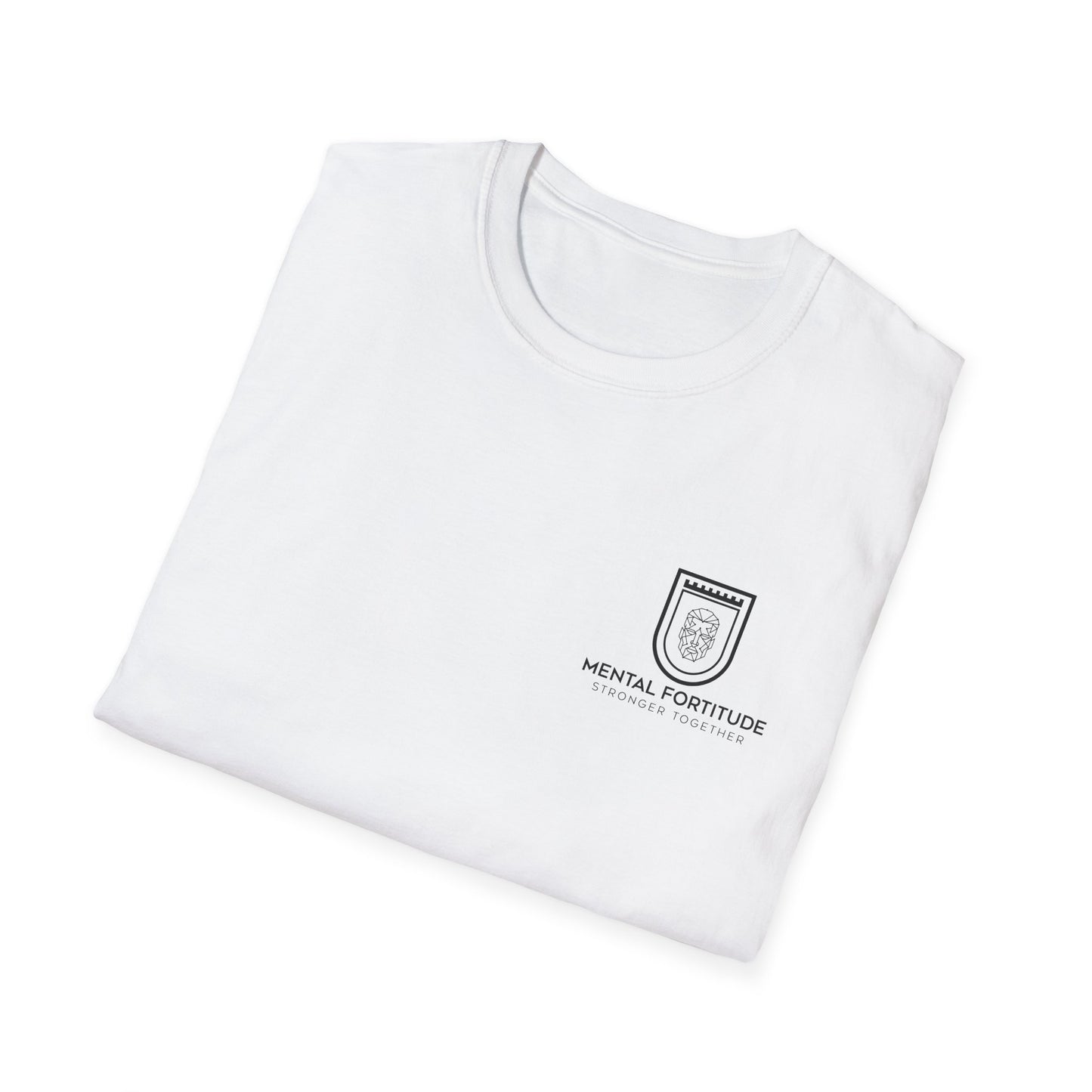 Unisex Softstyle T-Shirt | Mental Fortitude Tee, Casual Wear, Motivational Apparel, Gift for Mental Health Awareness, Comfortable Fit