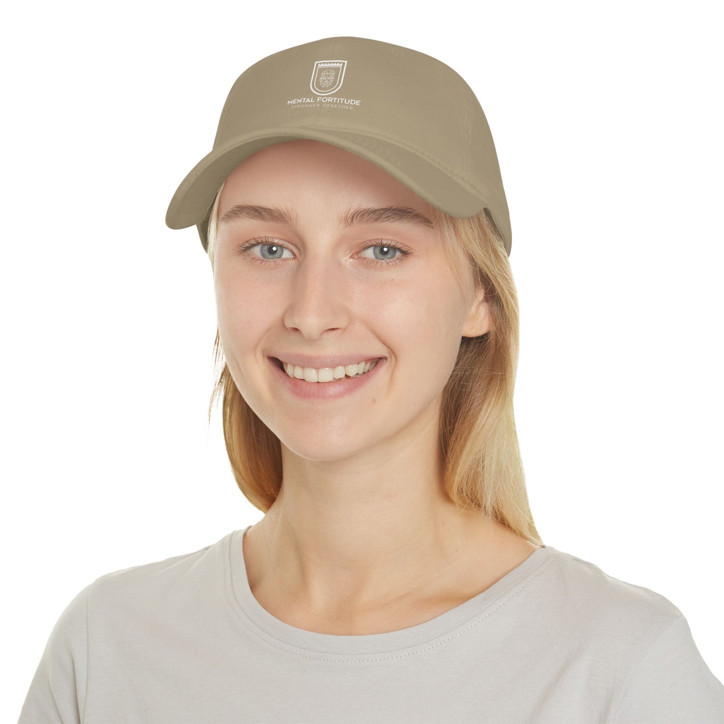 Mental Fortitude Low Profile Baseball Cap, Motivational Hat, Everyday Wear, Gift for Sports Fans, Red Cap, Relaxed Style