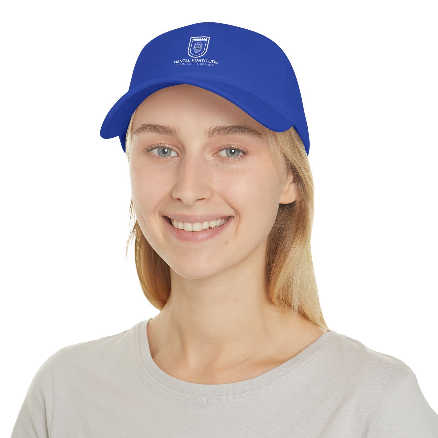 Mental Fortitude Low Profile Baseball Cap, Motivational Hat, Everyday Wear, Gift for Sports Fans, Red Cap, Relaxed Style