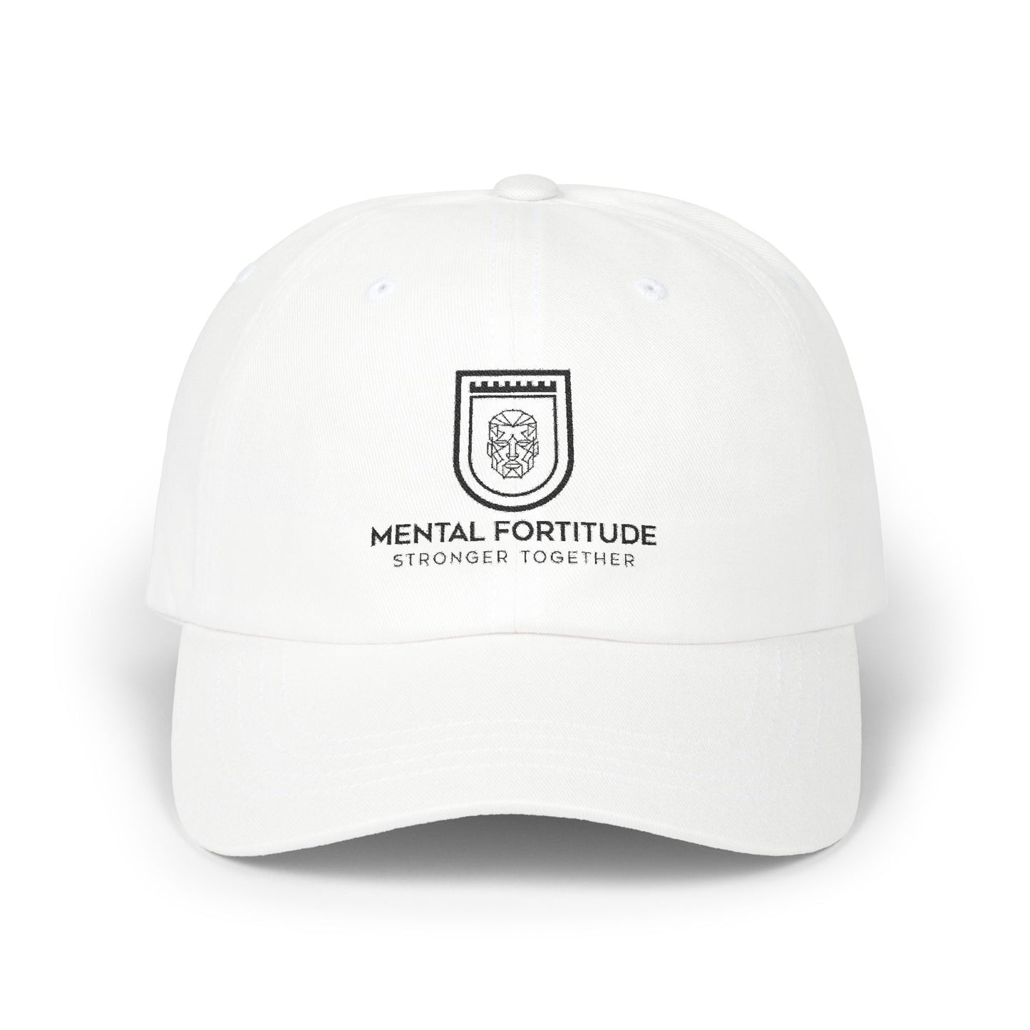 Mental Fortitude Dad Cap - Stronger Together, Casual Cap, Gift for Dad, Father's Day Hat, Trendy Baseball Cap