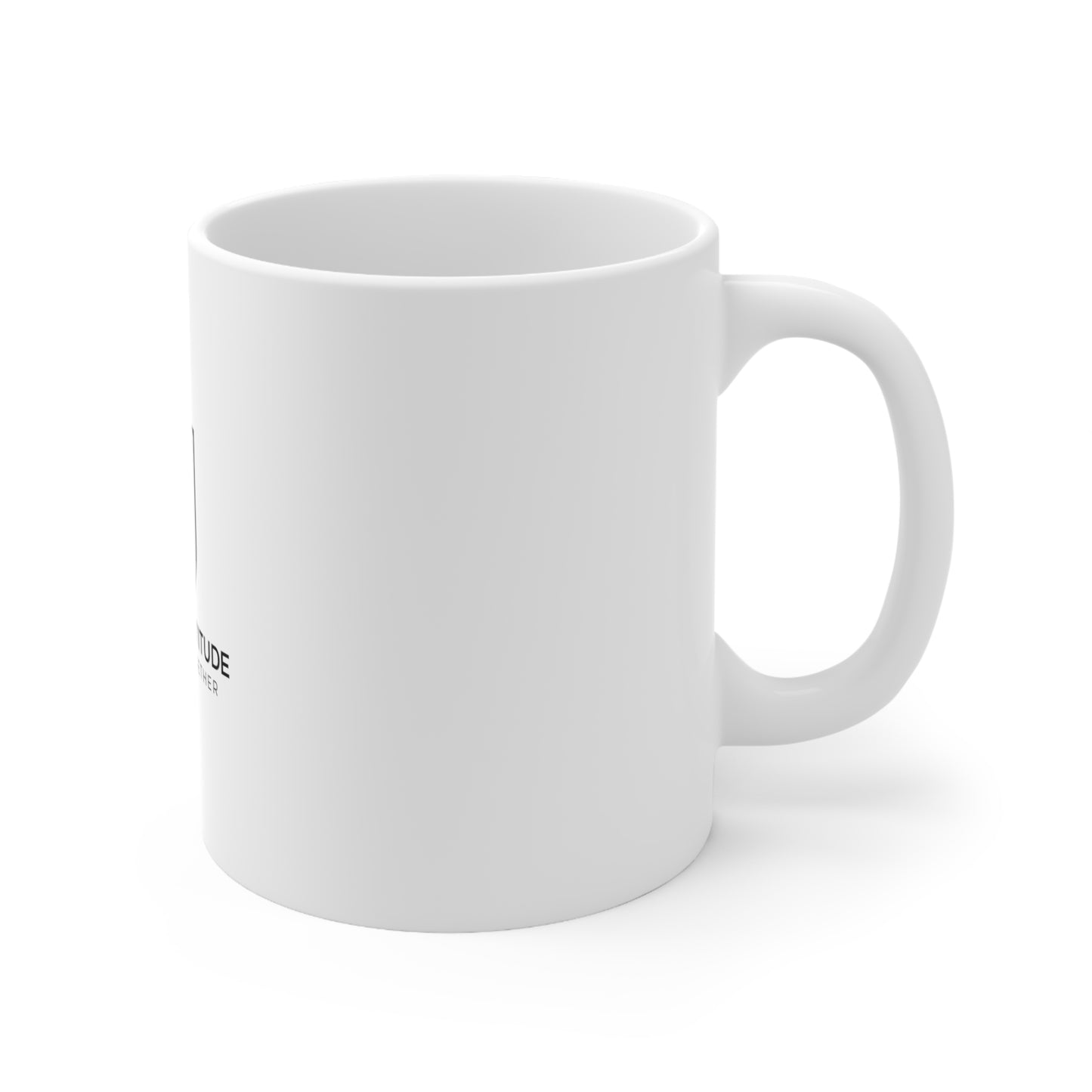 White Ceramic Mug, 11oz