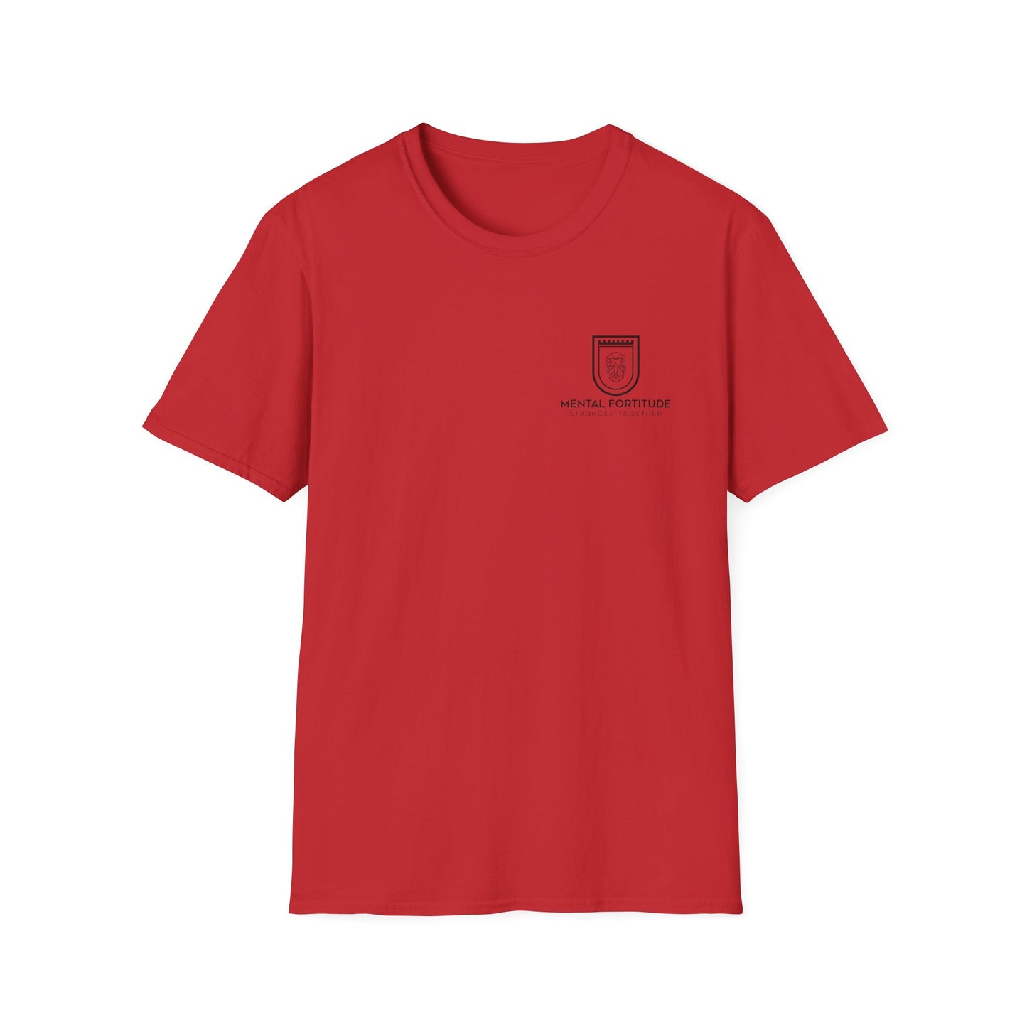Unisex Softstyle T-Shirt | Mental Fortitude Tee, Casual Wear, Motivational Apparel, Gift for Mental Health Awareness, Comfortable Fit