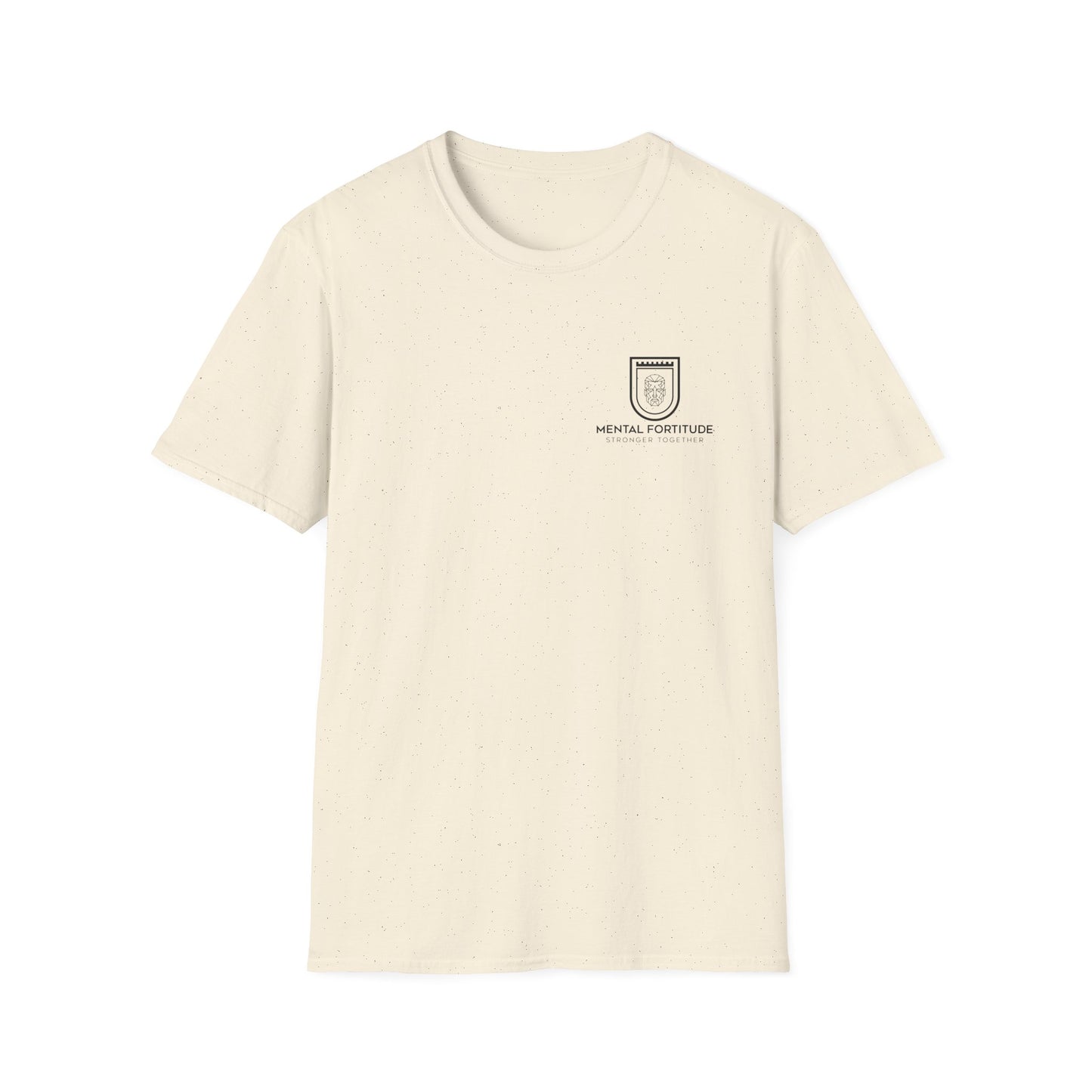 Unisex Softstyle T-Shirt | Mental Fortitude Tee, Casual Wear, Motivational Apparel, Gift for Mental Health Awareness, Comfortable Fit