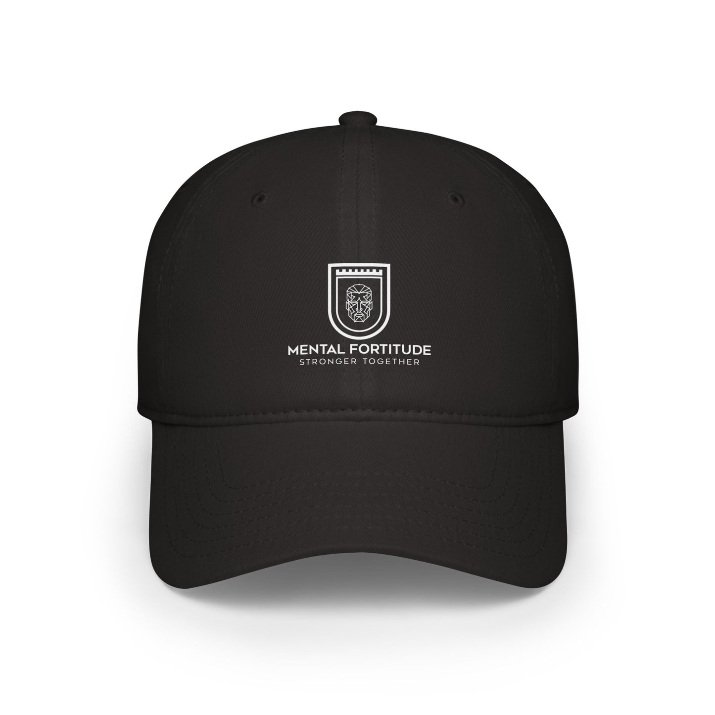 Mental Fortitude Low Profile Baseball Cap, Motivational Hat, Everyday Wear, Gift for Sports Fans, Red Cap, Relaxed Style