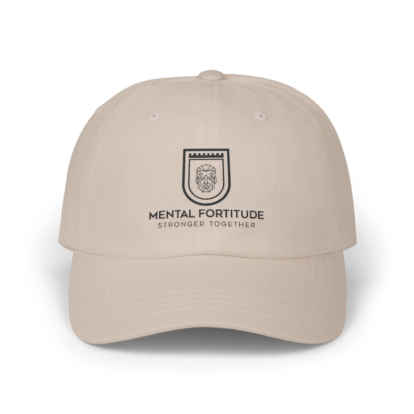 Mental Fortitude Dad Cap - Stronger Together, Casual Cap, Gift for Dad, Father's Day Hat, Trendy Baseball Cap