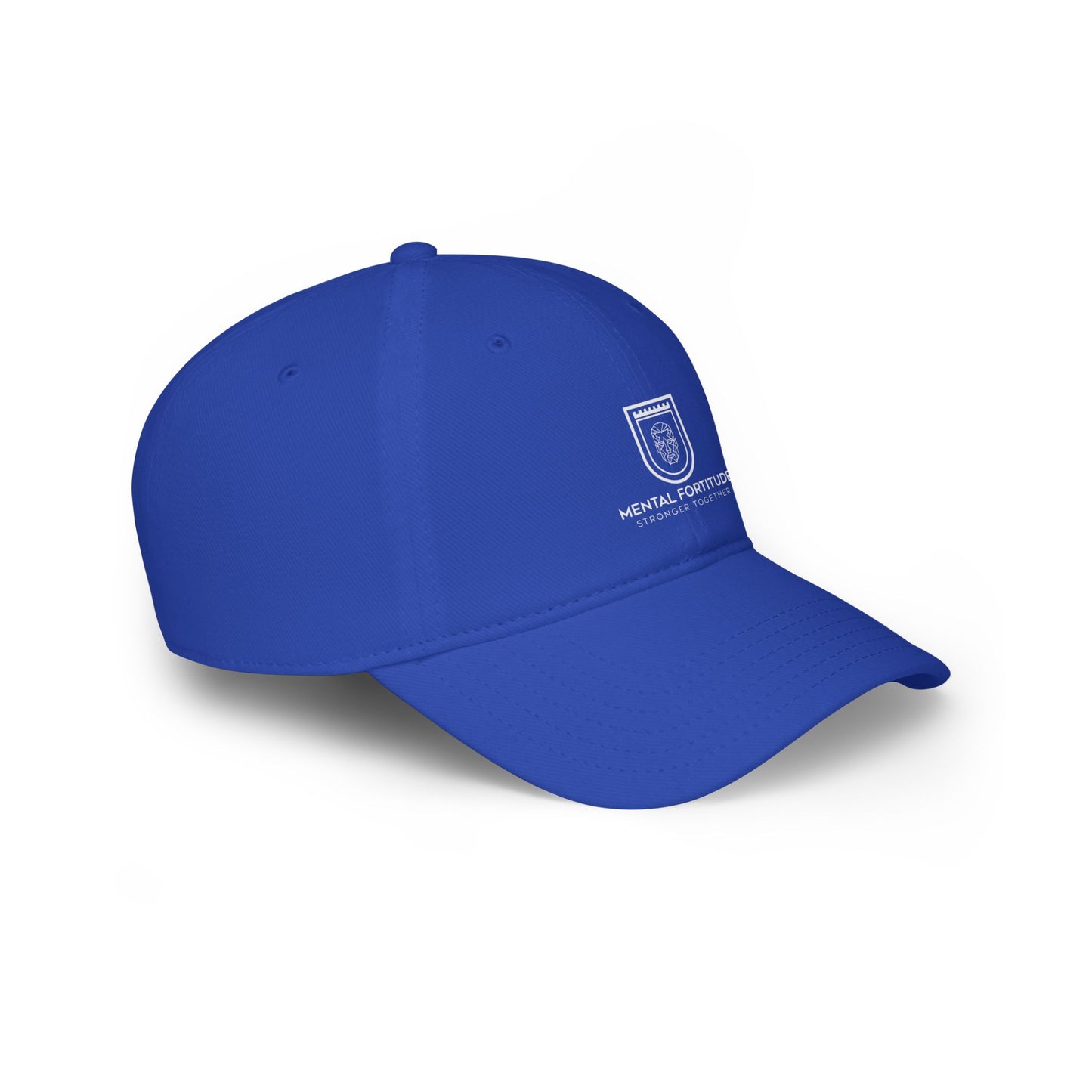 Mental Fortitude Low Profile Baseball Cap, Motivational Hat, Everyday Wear, Gift for Sports Fans, Red Cap, Relaxed Style