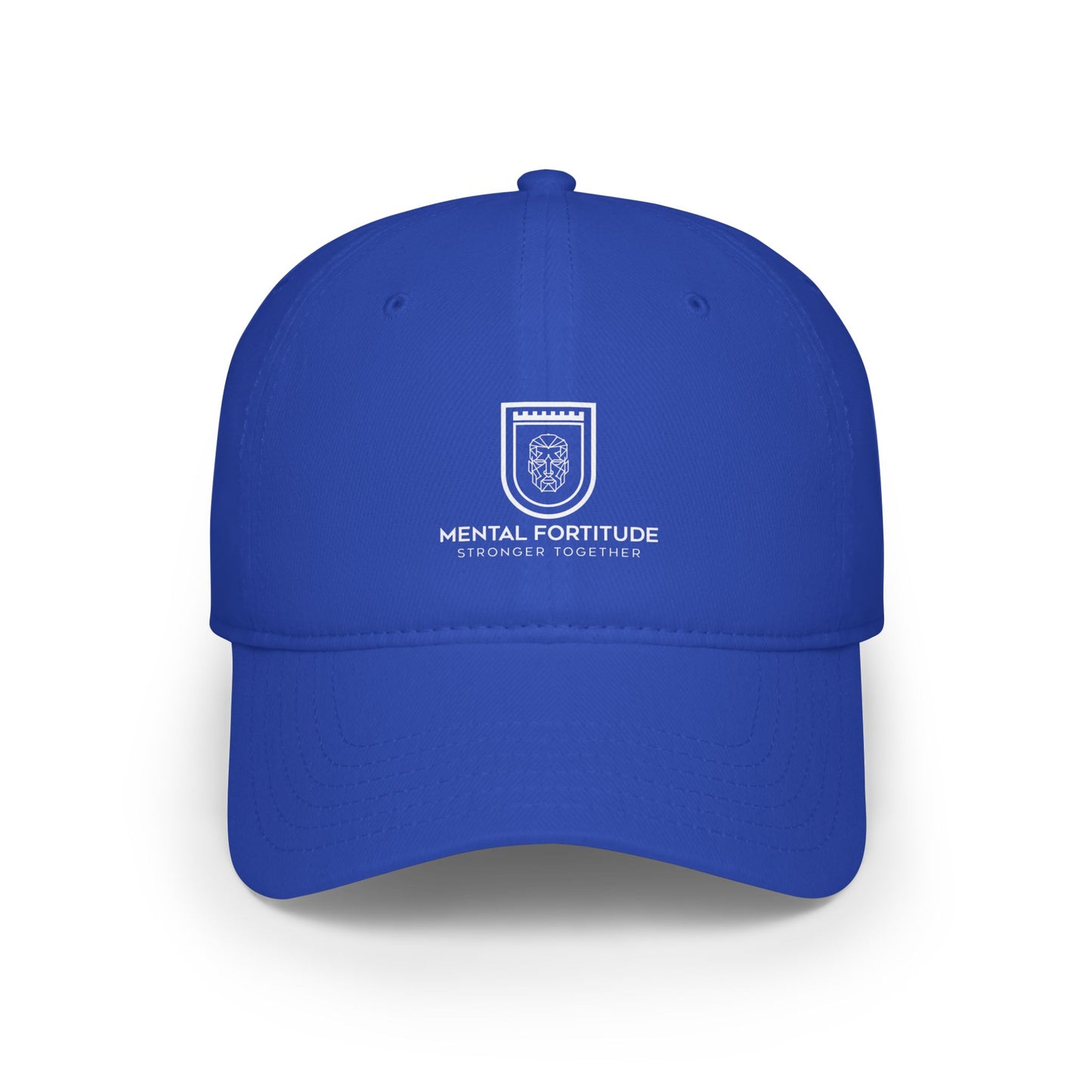 Mental Fortitude Low Profile Baseball Cap, Motivational Hat, Everyday Wear, Gift for Sports Fans, Red Cap, Relaxed Style