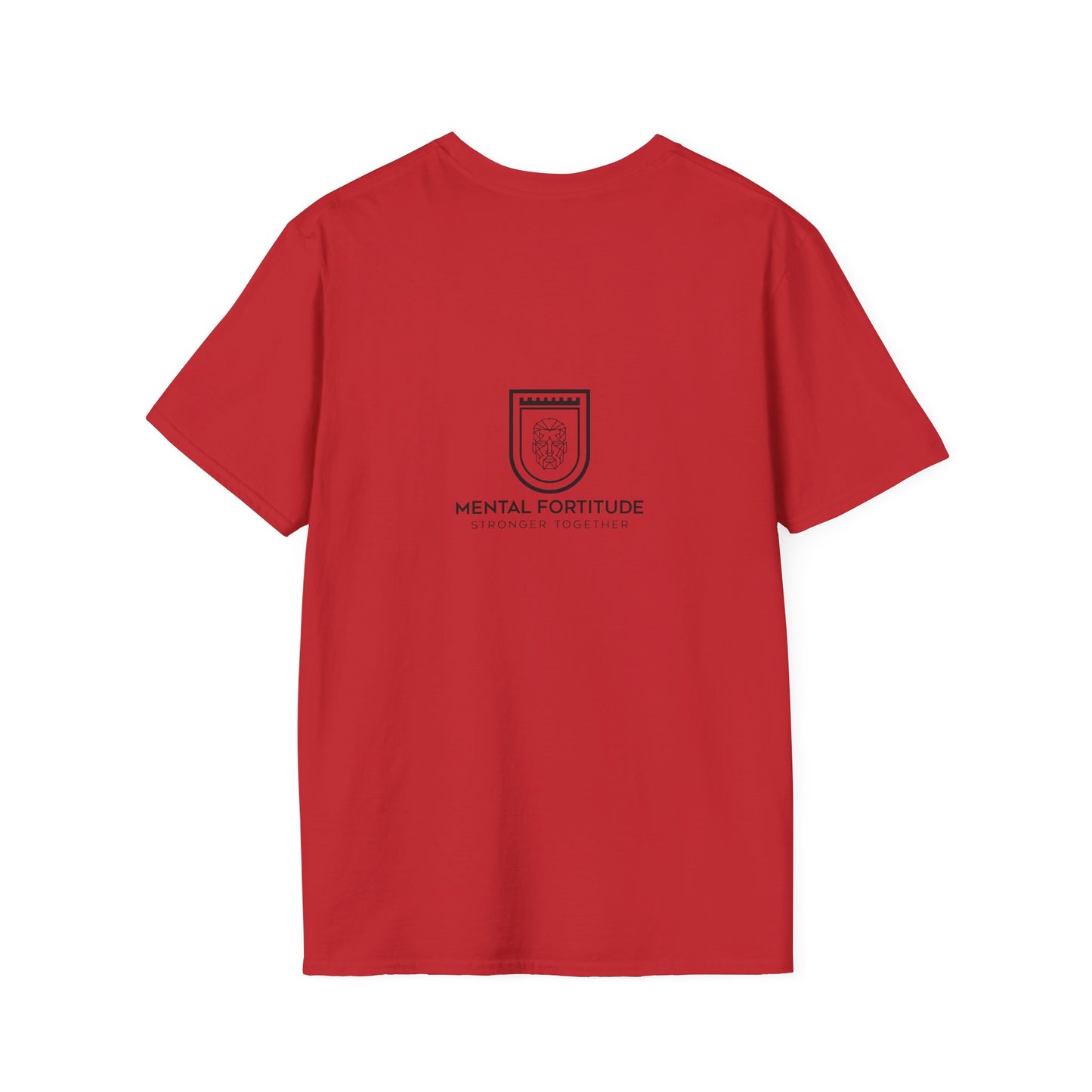 Unisex Softstyle T-Shirt | Mental Fortitude Tee, Casual Wear, Motivational Apparel, Gift for Mental Health Awareness, Comfortable Fit