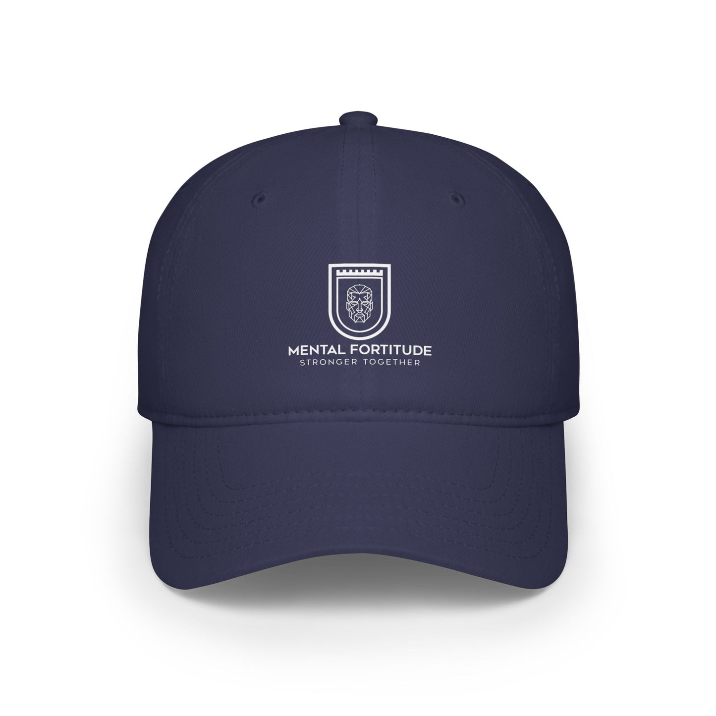 Mental Fortitude Low Profile Baseball Cap, Motivational Hat, Everyday Wear, Gift for Sports Fans, Red Cap, Relaxed Style