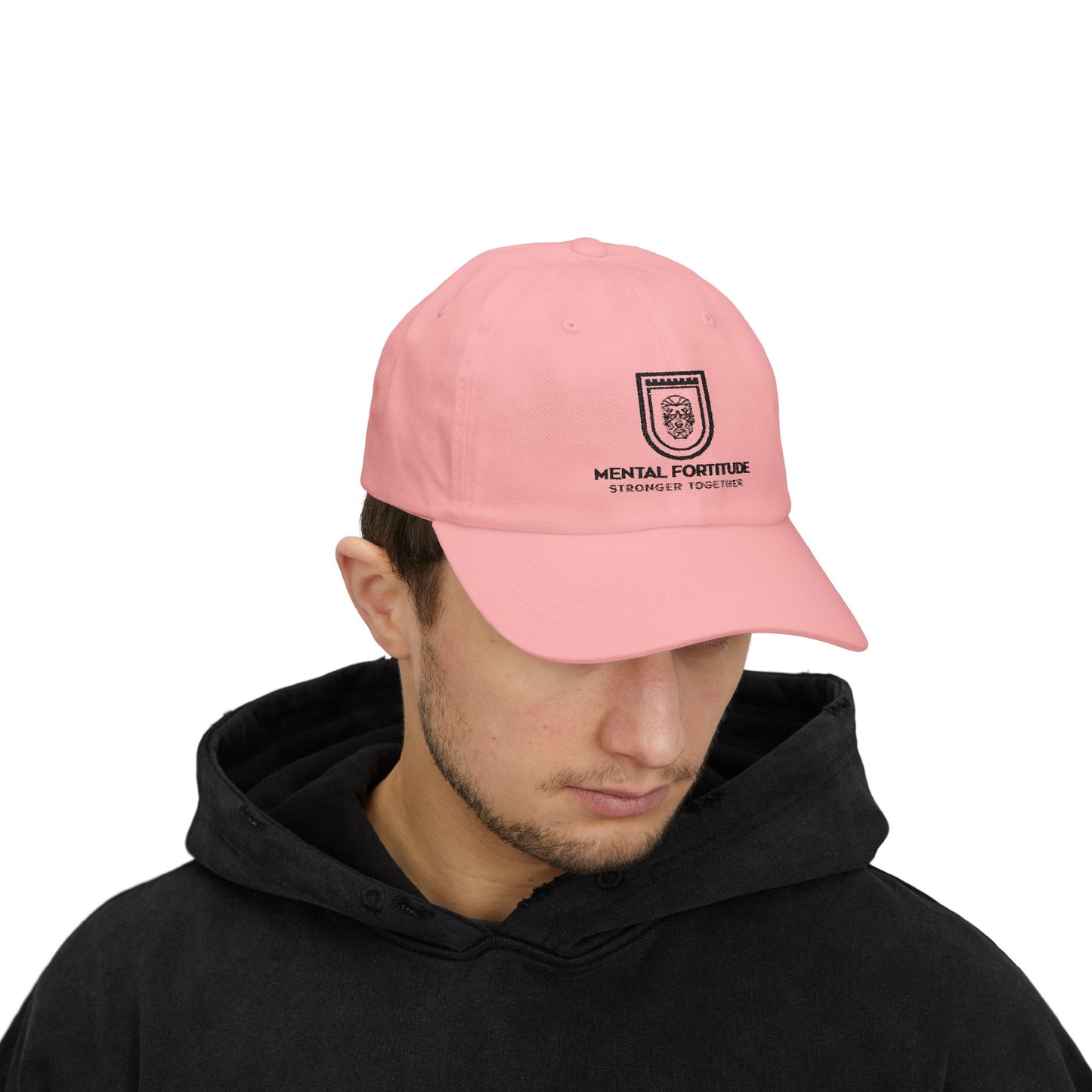 Mental Fortitude Dad Cap - Stronger Together, Casual Cap, Gift for Dad, Father's Day Hat, Trendy Baseball Cap