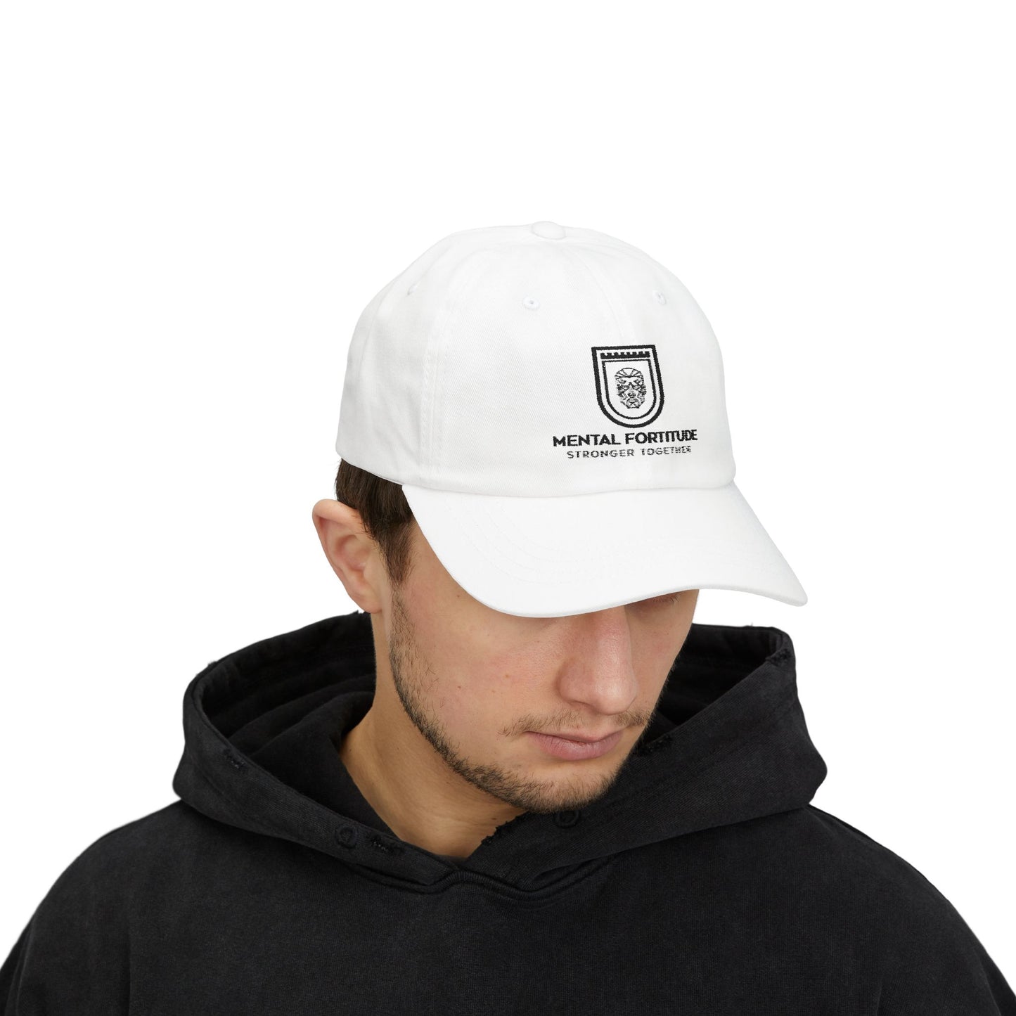 Mental Fortitude Dad Cap - Stronger Together, Casual Cap, Gift for Dad, Father's Day Hat, Trendy Baseball Cap