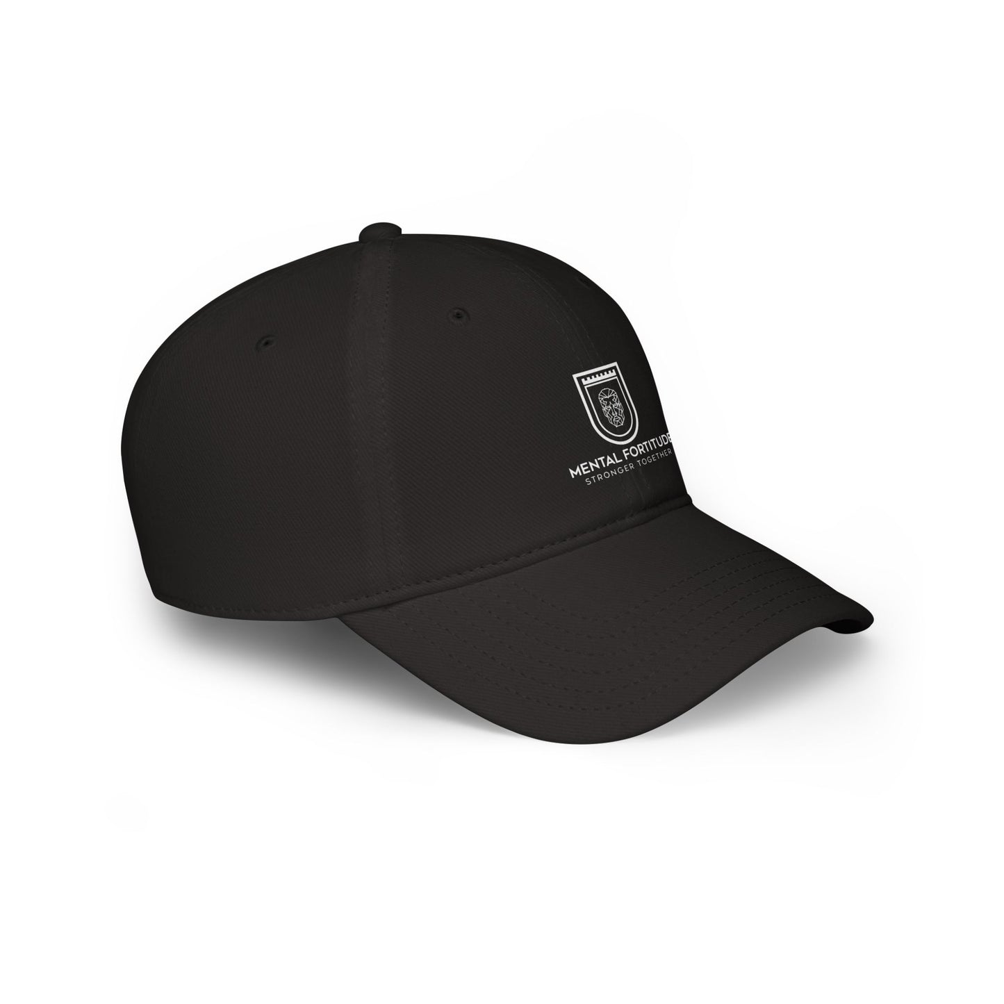 Mental Fortitude Low Profile Baseball Cap, Motivational Hat, Everyday Wear, Gift for Sports Fans, Red Cap, Relaxed Style