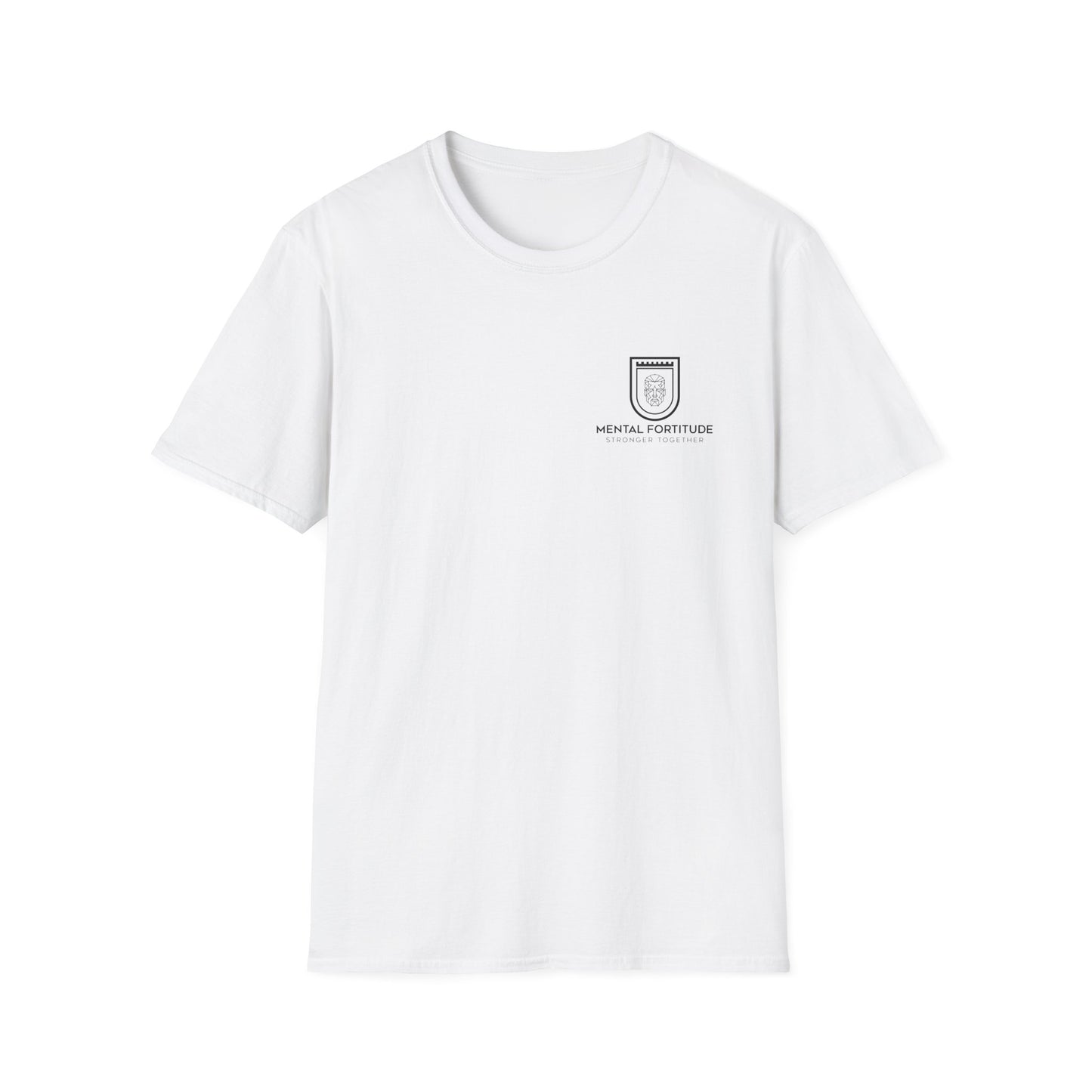 Unisex Softstyle T-Shirt | Mental Fortitude Tee, Casual Wear, Motivational Apparel, Gift for Mental Health Awareness, Comfortable Fit