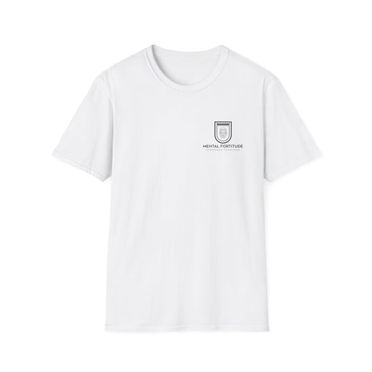Unisex Softstyle T-Shirt | Mental Fortitude Tee, Casual Wear, Motivational Apparel, Gift for Mental Health Awareness, Comfortable Fit