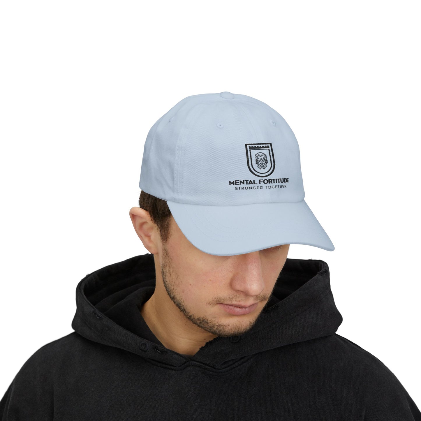 Mental Fortitude Dad Cap - Stronger Together, Casual Cap, Gift for Dad, Father's Day Hat, Trendy Baseball Cap