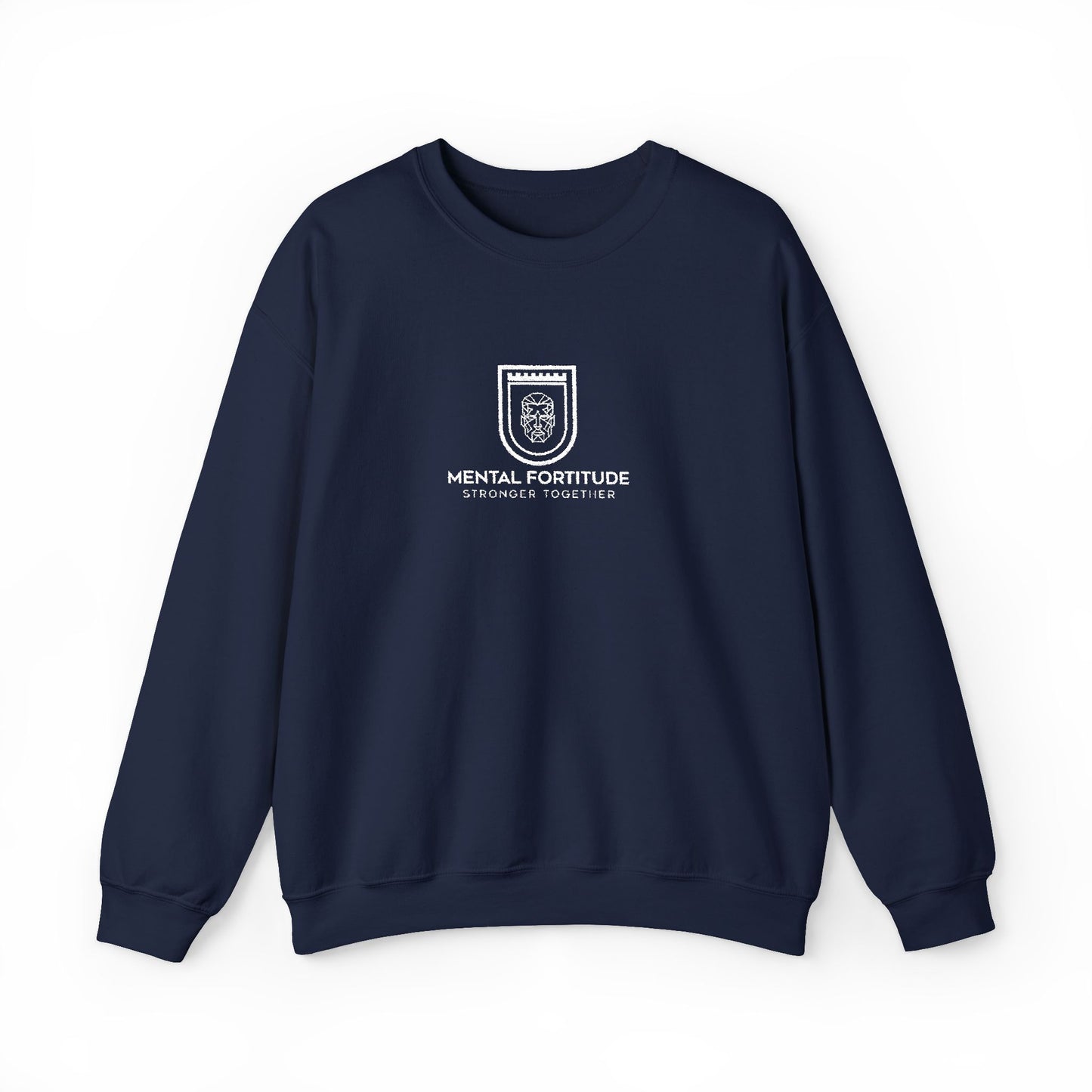 Embroidered Crest Crewneck Sweatshirt