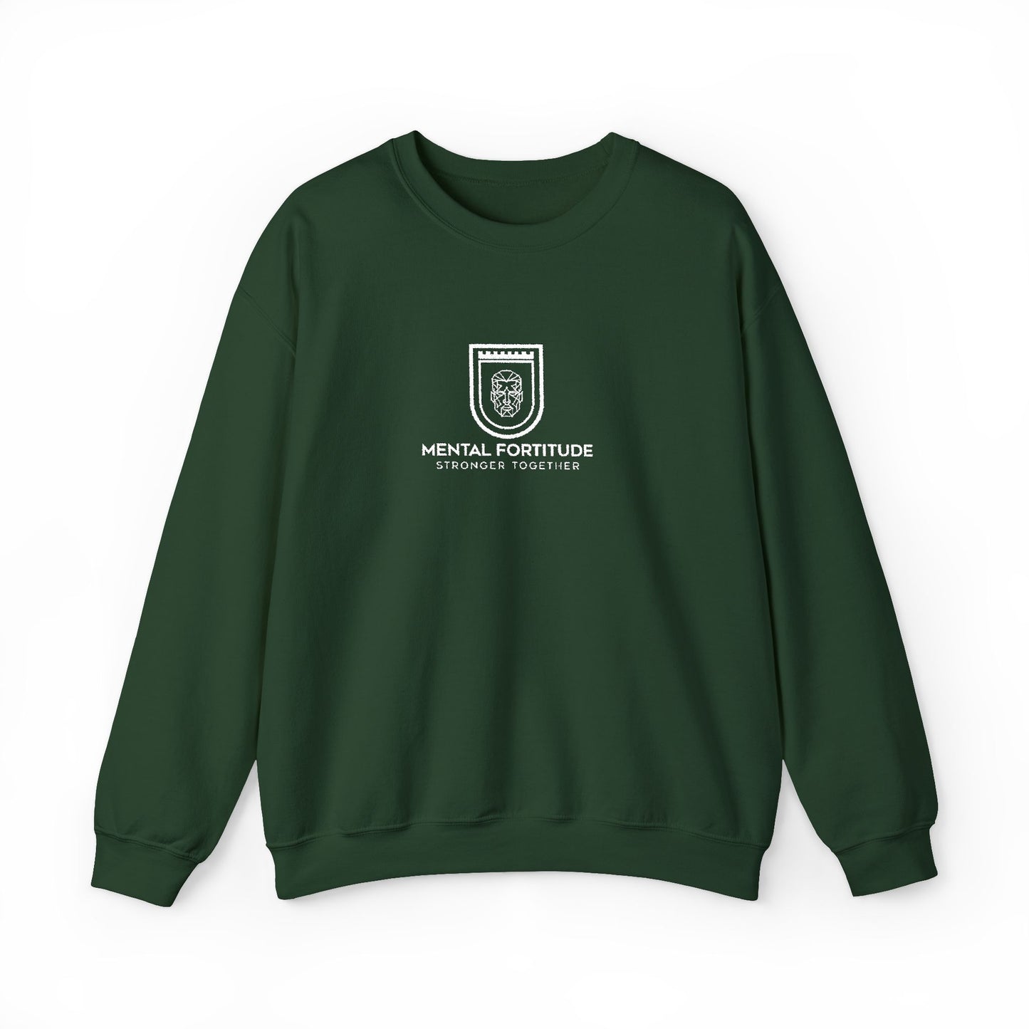 Embroidered Crest Crewneck Sweatshirt