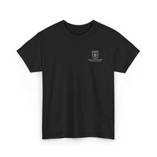 Minimal Cat Sketch Tee — Tiny Pocket Cat Illustration T-Shirt