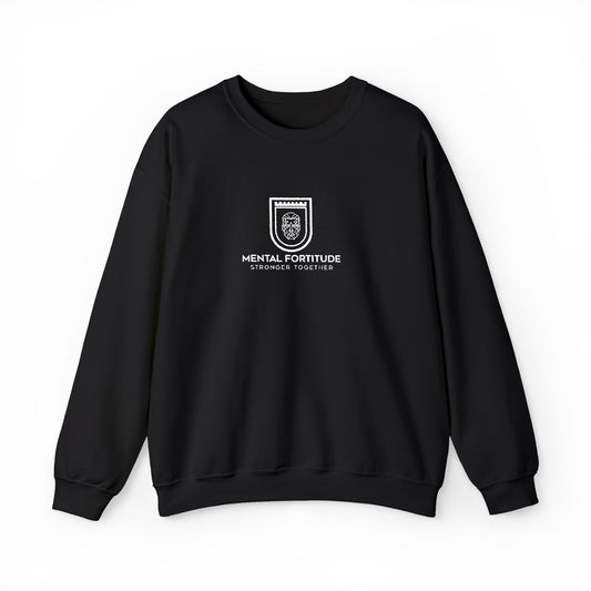 Embroidered Crest Crewneck Sweatshirt