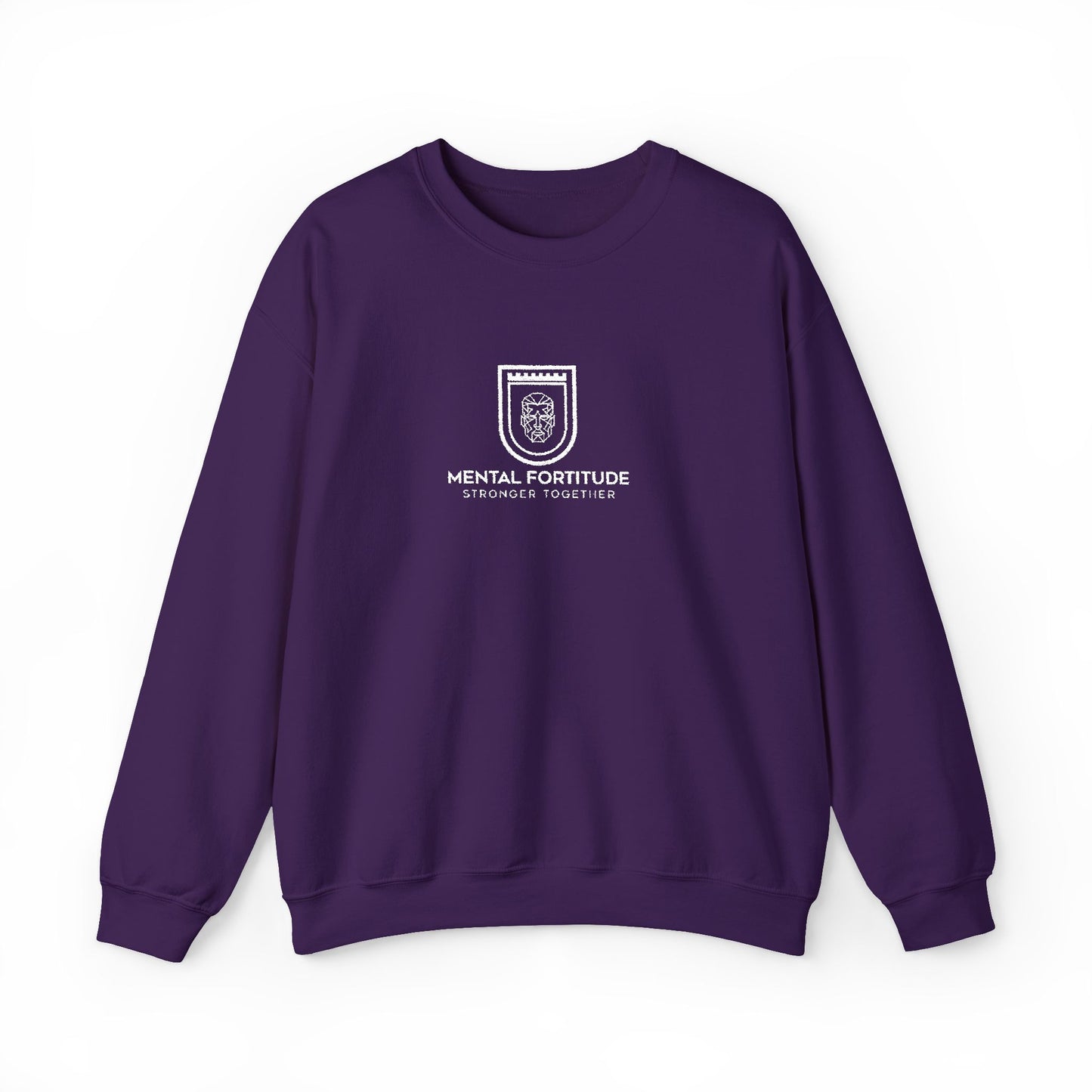 Embroidered Crest Crewneck Sweatshirt