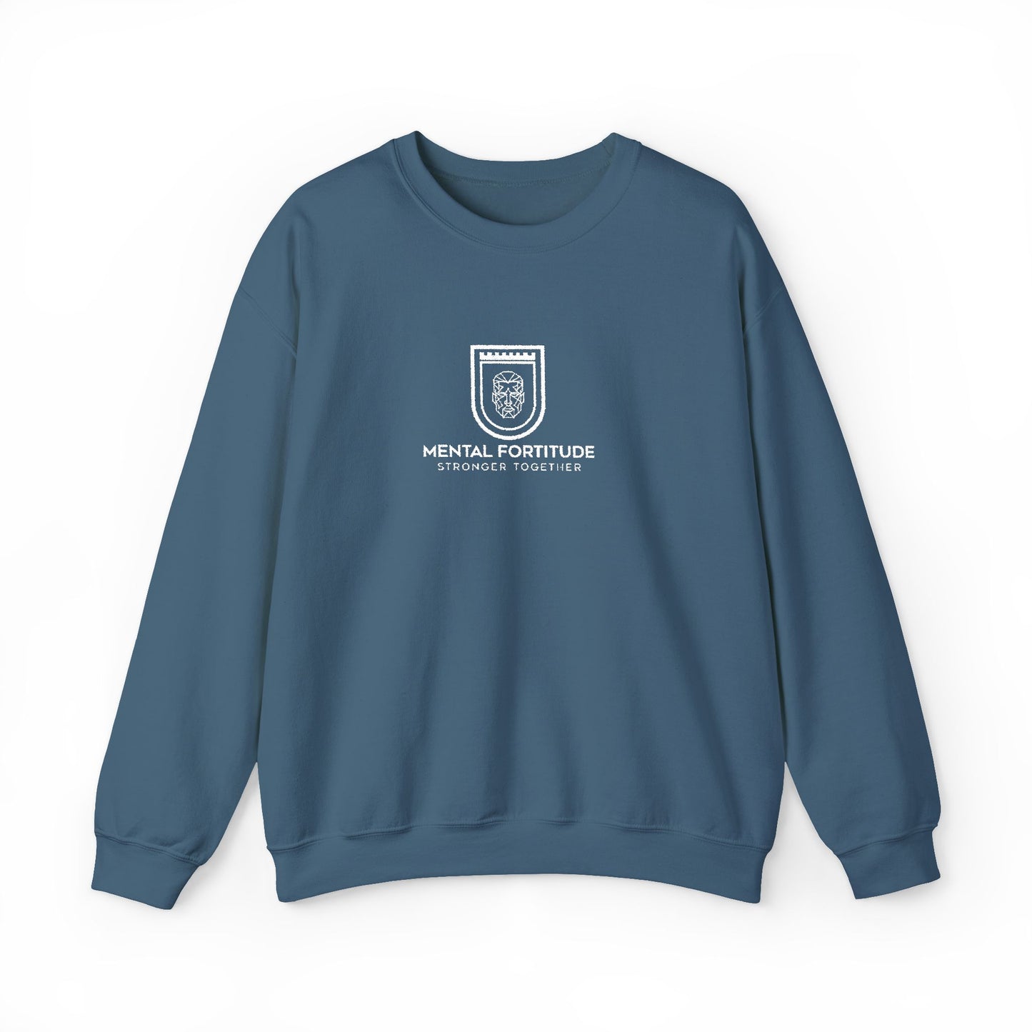 Embroidered Crest Crewneck Sweatshirt